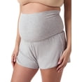thumbnail image 3 of Ingrid & Isabel For Every Belly Women's Maternity Ribbed Henley Tank & Short Set, Sizes S-XXXL, 3 of 7