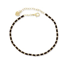 Kaash Customs 14k Gold Color Simple Chain Ankle for Women in Brass Metal, Gifts for Her