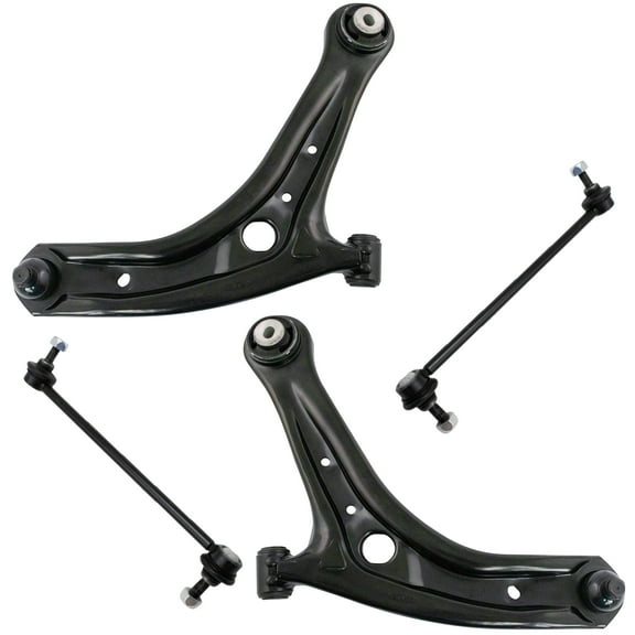 4 Piece Suspension Kit Front Control Arms w/ Ball Joints Sway Bar End Links New PSA69631 Fits select: 2011-2013 FORD FIESTA, 2014-2018 FORD FIESTA SE