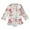 White, variant on Girls Swimsuits Summer Long Sleeve Floral Prints 1 Piece Swimwear Beach Onesie Bikini Girls Bathing Suit,Size 18 Months-24 Months
