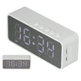 thumbnail image 3 of Altavoz Despertador Multifuncional, Elegante, Compacto, Recargable, Doble Alarma, Altavoz Portátil Multifuncional, Despertador, Radio Para Oficina Para Dormitorio, 3 of 7