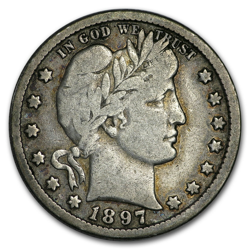 U.S. Mint - 1897-O Barber Quarter Fine - Walmart.com - Walmart.com
