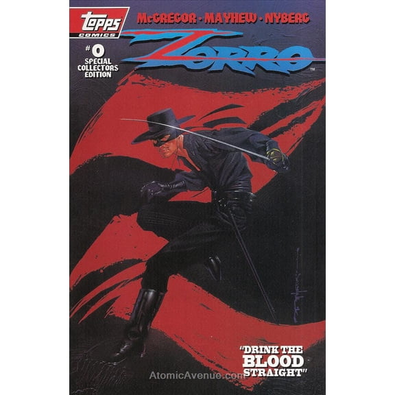 Zorro (Topps) #0 VF ; Topps Comic Book