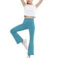 thumbnail image 3 of Tiijoy Big Girls High Rise Workout Yoga Leggings Athletic Stretch Flared Pants Trousers, 3 of 3