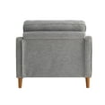 thumbnail image 6 of Studio Living Sanborn Modern Arm Chair, Gray Woven Fabric, 6 of 9