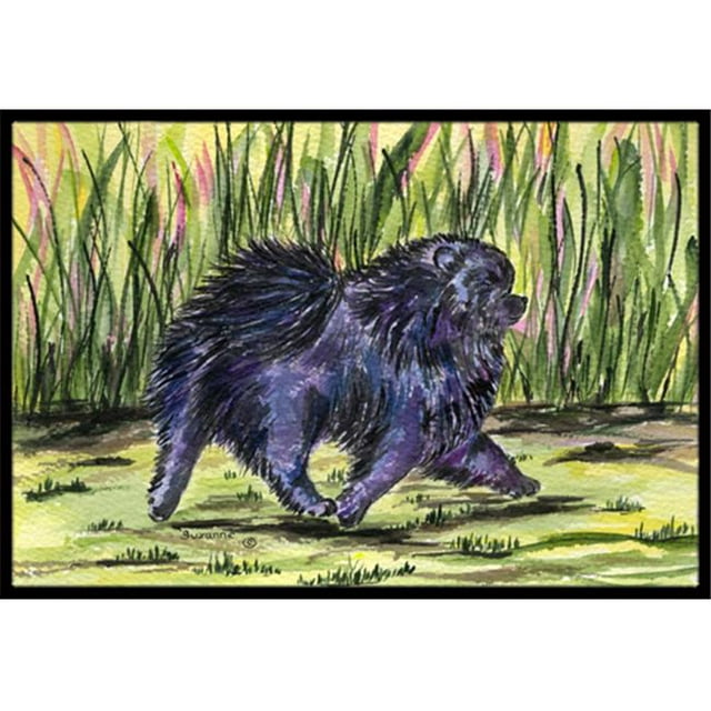 Carolines Treasures SS8444JMAT Pomeranian Paillasson - 24 x 36 Po.
