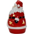 thumbnail image 2 of Santa Ceramic Christmas LED Tabletop Lantern Statue, 2 of 2