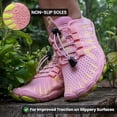thumbnail image 3 of Hike Footwear Panthera Max Barefoot Shoes - Wide Toe Box, Lightweight Non-Slip Hiking & Walking Shoes, Quick Dry, Breathable Fashion Footwear (Unisex), 3 of 7