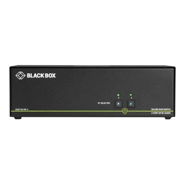 Black Box NIAP 3.0 Secure 2-Port Single-Head DisplayPort KVM Switch