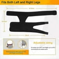 thumbnail image 4 of Hip Brace And Groin Support Compression Wrap Adjustable Groin Brace Wrap For Sciatica Relief Thigh Hamstring Quadriceps Injury Hip Arthritis Zekai, 4 of 5