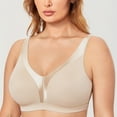thumbnail image 2 of DELIMIRA Women's Wireless Bras Plus Size Full Coverage Smooth Unlined Bra B-G cup, 2 of 4