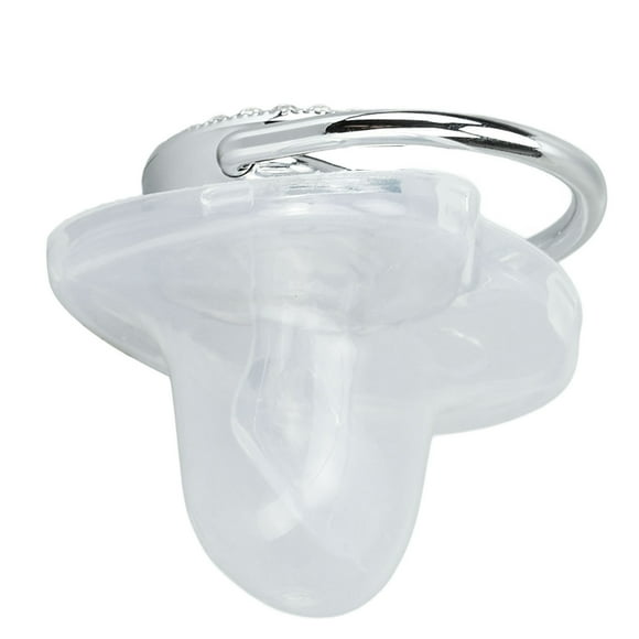 Chupete para bebé BuyWeekMX de silicona plateado con tapa optimizado para la excelencia