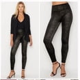 thumbnail image 2 of Spanx 20188P Velvet Shine Legging Black/Gold ( 3X ), 2 of 2