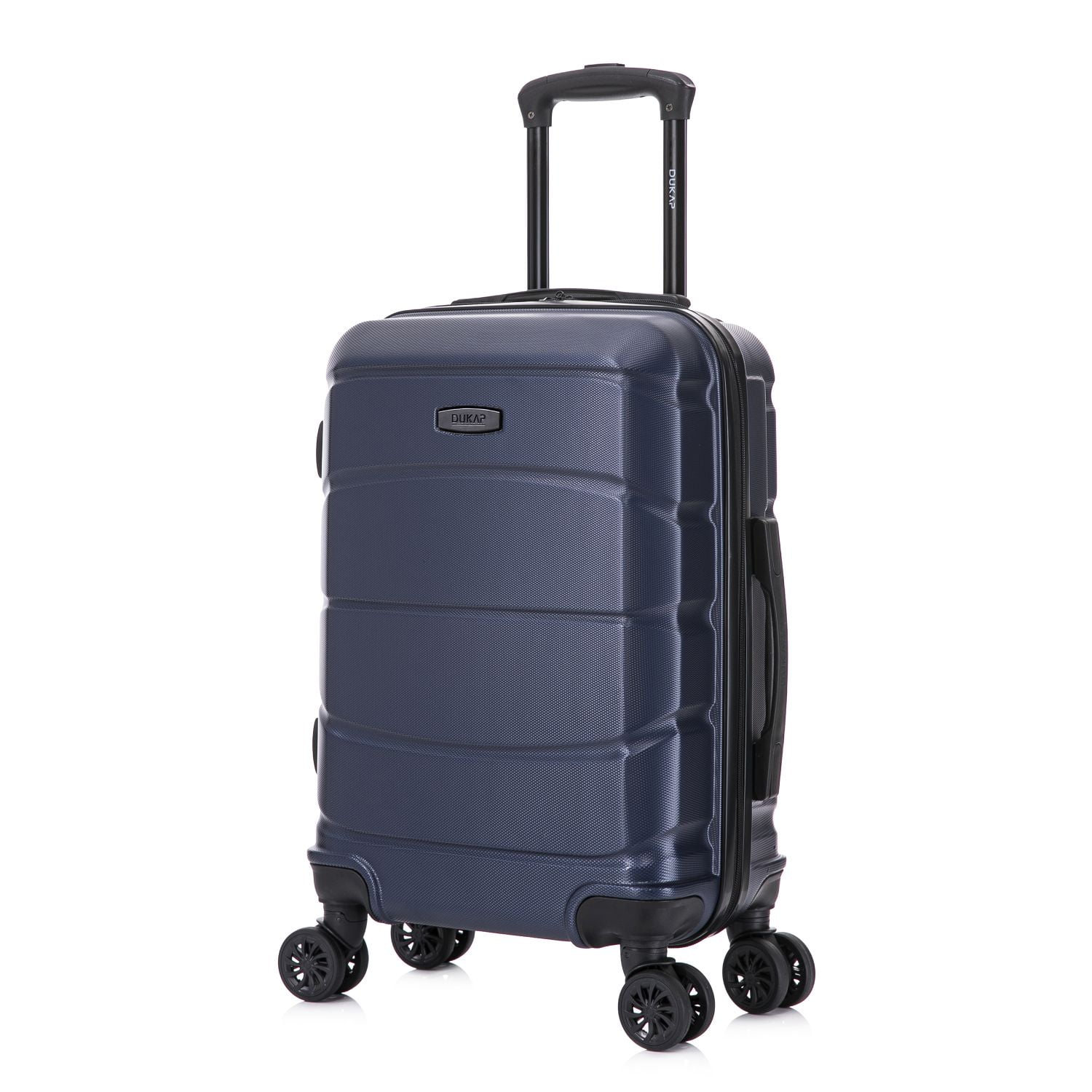 DUKAP SENSE 20" Hardside Lightweight Carry On Luggage with Spinner Wheels, Handle and Trolley, Blue