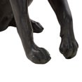 thumbnail image 5 of 14" x 20" Brown Polystone Dog Sculpture, by DecMode, 5 of 14