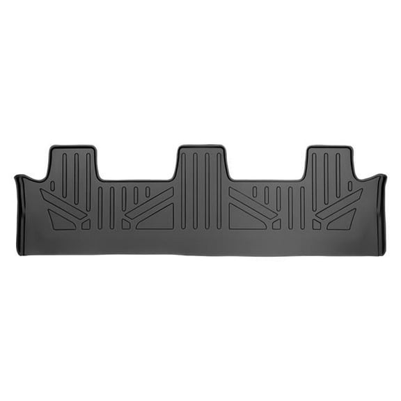 3rd Row Floor Mats Liner with 2nd Row Bench Seat for 2018-2022 Ford Expedition, Black