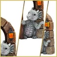 thumbnail image 4 of Clearance Under $10 Garden Statue Outdoor Decor Garden Dinosaur Eating Gnomes Figurine Yard Art Ornaments For Fall Garden Sculptures & Statues For Outside Lawns Patio Yard Garden Birthday Gifts B, 4 of 7