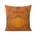 thumbnail image 3 of Happy Fall Pillow Covers Set Of 4, Linen Fall Colors Pillow Covers Linen Study Sofa Cushion Cover, 3 of 5