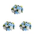 thumbnail image 2 of Justharion 1/2/3/5 Exquisite Simplicity Fake Flower Ball Arrangement Bouquet For Minimalist Décor blue 3PCS, 2 of 6