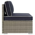 thumbnail image 3 of Modway Repose Patio Side Chair in Light Gray and Navy, 3 of 4