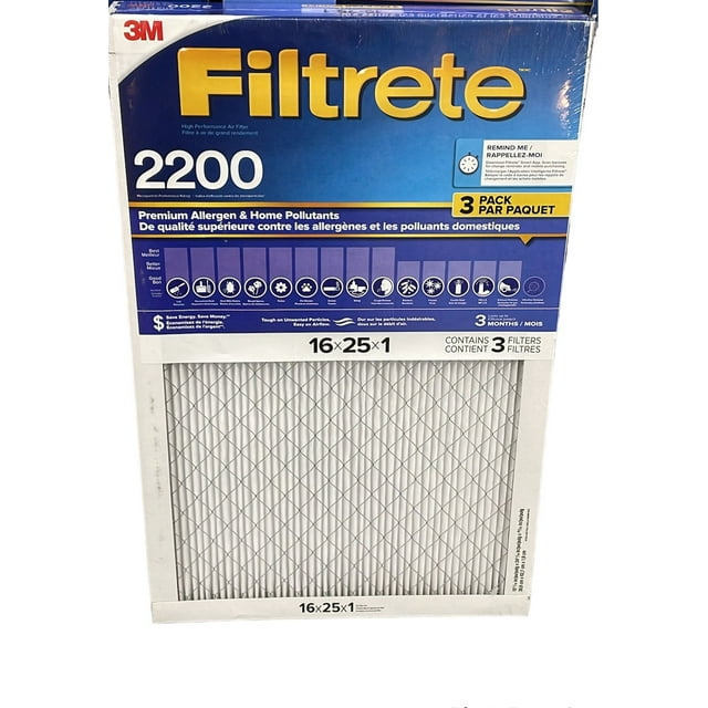 3M Filtrete MRP 2200 , 16 in * 25 in