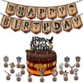 thumbnail image 1 of Beautiful Gift Birthday Decorations Wizard Party Supplies Fan Party Gifts, 1 of 5