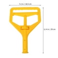 thumbnail image 2 of YSNOOWE 2Pcs Assorted Color Plastic Mop Head for Home Cleaning with Wide-Opening Adjustable Roller Knob 11.4x7.3x1.2in, 2 of 8
