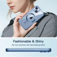 thumbnail image 7 of JETech Electroplated Case for iPhone 14 Plus 6.7-Inch, Camera Lens Full Protection, Compatible with MagSafe Wireless Charging, Shockproof Soft TPU Phone Cover (Blue), 7 of 7