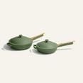 thumbnail image 1 of Our Place Always Pan Duo (7 piece) Two Always Pans, two sizes, endless versatility. Sage, 1 of 1