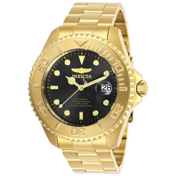 Invicta 28952 Mens Pro Diver Automatic 3 Hand Charcoal Dial Watch