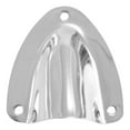 Marine Grade Stainless Steel Midget Clam Shell Wire Cable Vent Cover