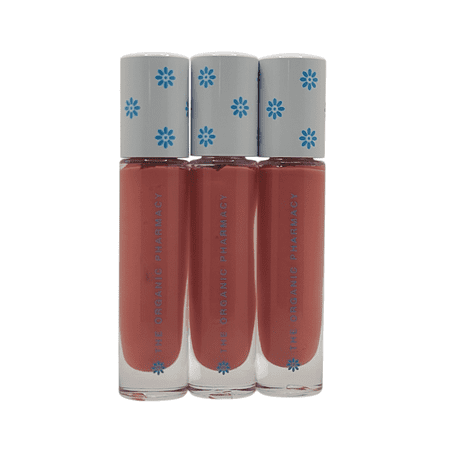 3 Pack The Organic Pharmacy Sheer Glow Liquid Blush Apricot 5ml/0.17oz