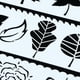 thumbnail image 3 of 32 piezas de hojas de flores y frutas vegetales Plantillas de pintura Plantilla de dibujo de plástico DIY Hollow out Stencil, 3 of 4