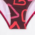 thumbnail image 6 of Gubotare Girls Swimsuit Girls' One-Piece Swimwear Cute Tie Dye Side Cutout Swimsuit Summer Quick Dry Beach Hawaiian Bathing Suits Size 8-9 (Red,8-9 Years), 6 of 6