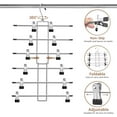 thumbnail image 4 of INCTUO 4 Pack Pants Hangers with Clips,Space Saving Hanging Closet Organizer-6 Tiers Skirt Hangers with 360° Swivel Hook,Closet Organizer-Clothes Hangers- College Dorm Essentials Apartment Essentials, 4 of 6