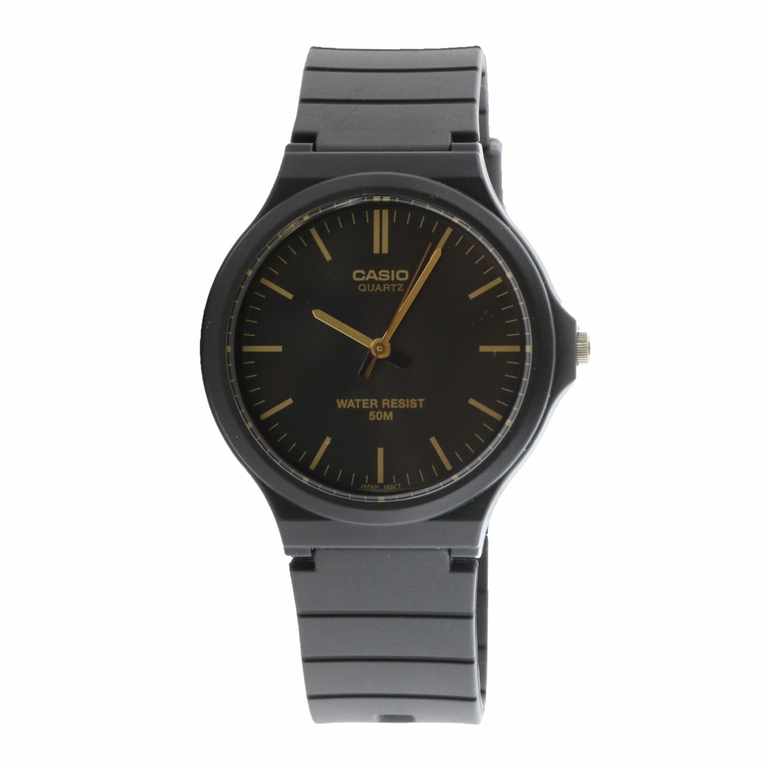 casio simple black watch