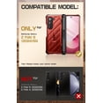 thumbnail image 2 of SUPCASE for Samsung Galaxy Z Fold 6 Case with S Pen Holder (UB Pro) [Built-in Screen Protector & Kickstand] [Military-Grade Protection] Heavy Duty Rugged Phone Case 360° Shockproof Cover, Ruddy, 2 of 10