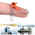 thumbnail image 3 of Pebbuoy 5Pcs 2.5CM/1.7G/3.5G Fishing Lure Hook with Spinner Sequin Barbed 3D Eyes Metal Jigging Fish Hook Outdoor Fishing Accessories, 3 of 7