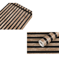 thumbnail image 1 of Papier Peint Rayé en Bois Fond Mur Bureau Armoire Autocollant Rénovation Papier Peint Auto-Collant B, 1 of 5