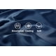 thumbnail image 3 of Fundas de Almohada Zaizaihome King Size 51x91 cm Juego de 2 Azul Marino, 3 of 8