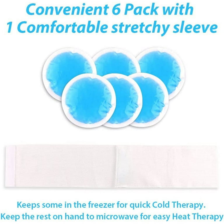 1pc Reusable Ice Pack Cold And Hot Use Hot Water Bag Kids Cold Packs For  Injuries Relaxation Wisdom Teeth Breastfeeding Tired Eyes