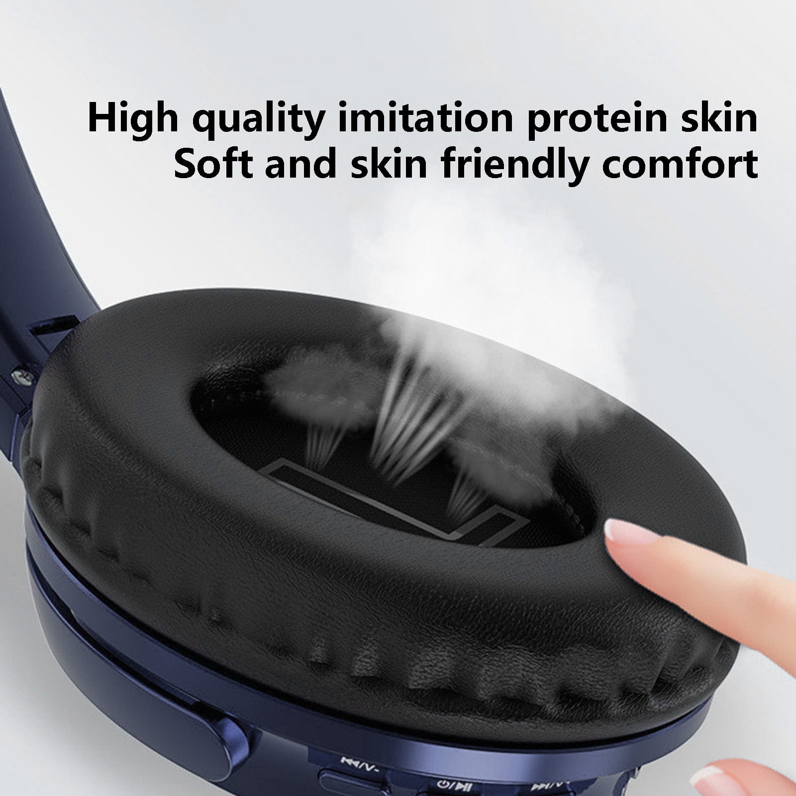 Wireless Bluetooth Headphones, Noise Cancelling Over-Ear Design with Long Playtime, Comfortable Fit for Work, Travel, Gaming