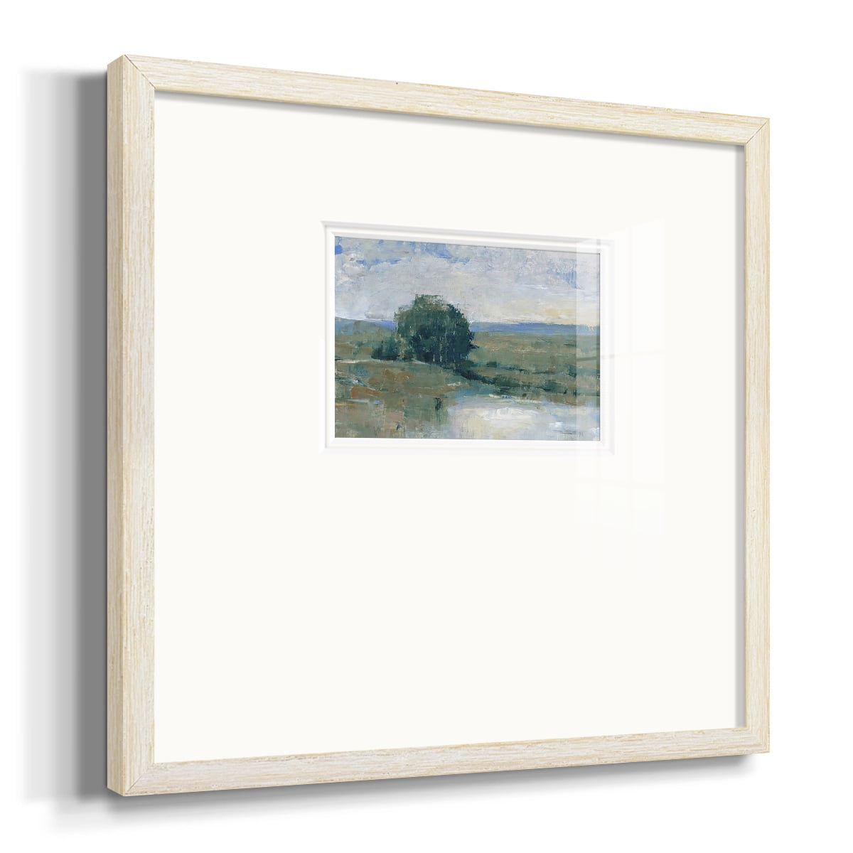 Riverbank Impression IPremium Framed Print