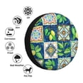 thumbnail image 5 of Balery Lemon And Leavestire Cover Waterproof Dust-Proof, Universal Spare Wheel Tire Cover For Trailer, Rv, Suv Truck And Vehicle Camper Accessories-15 Inch, 5 of 9