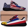thumbnail image 3 of Hawaii Stte Hibicus Flower and Nene Shoes Sneakers Black Size 7, 3 of 7