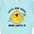 thumbnail image 3 of Inktastic Life's Ducky 2nd Birthday Toddler Sweatshirt, 3 of 4