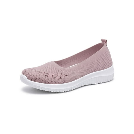 

Woobling Ladies Soft Loafers Womens Slip On Gym Sport Jogging Walking Sneaker Trainers Pumps Shoes