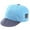 Lake blue, variant on Baby Summer Cotton Hat Letters Stripe Baseball Cap Children Snapback Caps Casual Boys Girls Sun Hats