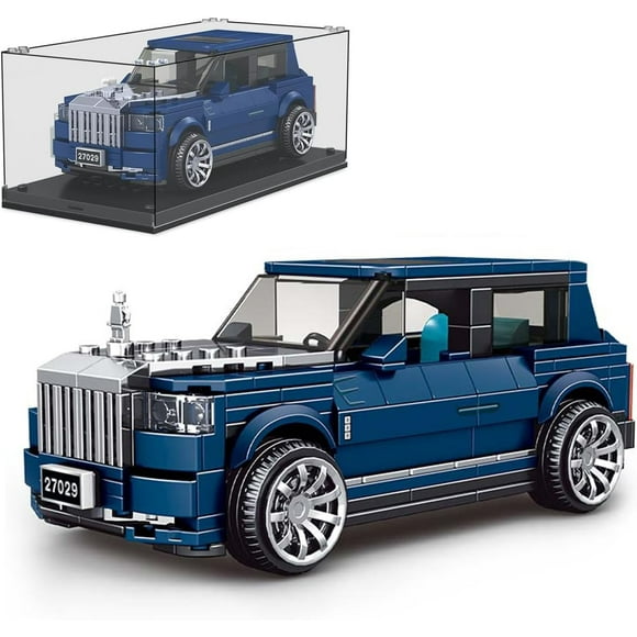 ERDS-Speed Champions Rolls Royce Cullinan Model Car Building Kit with Display Case, 27029 Luxury Classic Car Building Blocks, SUV Toy Car for Adults and Kids 8+, 474 PCS