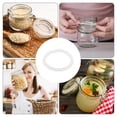 thumbnail image 6 of Uxcell 70mm Rubber Gasket, 12 Pack Silicone Seals for Glass Jars, Standard Mouth Leak Proof Fits Canning Lids (White), 6 of 6